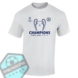 CHAMPIONS Porto 2021 White Cotton T-Shirt