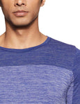 United Colors of Benetton Solid Men Round Neck Blue T-Shirt